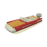 Vintage Schuco Elecktro Record 5555 Battery Operated Boat With Detachable Motor & Box