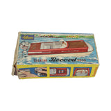 Vintage Schuco Elecktro Record 5555 Battery Operated Boat With Detachable Motor & Box
