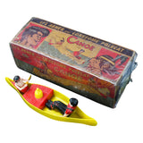 1951 Ideal Li'l Abner and Lonesome Polecat Winding Canoe With Box