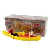 1951 Ideal Li'l Abner and Lonesome Polecat Winding Canoe With Box