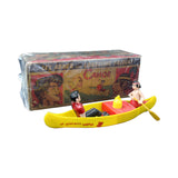 1951 Ideal Li'l Abner and Lonesome Polecat Winding Canoe With Box