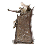 1897 J. & E. Stevens Mechanical Bank- Pig In High Chair