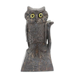 J. & E. Stevens 1880 Cast Iron Mechanical Owl Bank