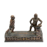 J. & E. Stevens 1888 Cast Iron Mechanical Bank -“Darktown Battery”