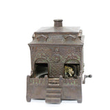 1895 H.L. Judd Cast Iron Mechanical Bank - “Dog on a Rotating Turntable”