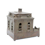 1895 H.L. Judd Cast Iron Mechanical Bank - “Dog on a Rotating Turntable”