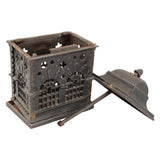 1875 J. & E. Stevens Cast Iron Roof Saving Bank