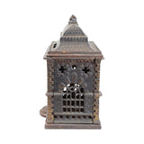 1875 J. & E. Stevens Cast Iron Roof Saving Bank