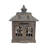 1897 Cast Iron State Penny Still Bank Manufactured by The Columbia Grey Iron Casting Company