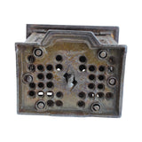 1897 Cast Iron State Penny Still Bank Manufactured by The Columbia Grey Iron Casting Company