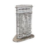 Early 1900's Kenton Cast Iron Flatiron Building N.Y. Skyscraper Still Bank (Medium Size)