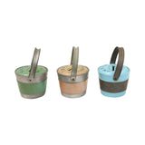 3 - 1930's Sand Bucket Tin Prosperity Banks- "Penny Saved; Penny Earned"