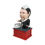 1983 Reaganomics Mechanical Cast Iron Bank