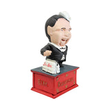1983 Reaganomics Mechanical Cast Iron Bank