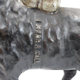 1900 Judd Co. Cast Iron Rescue Dog "I Hear A Call" Still Bank