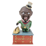 Cast Iron "Stump Speaker" Mechanical Bank (Reproduction)