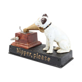 Nipper Phonograph Cast Iron Mechanical Bank