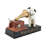 Nipper Phonograph Cast Iron Mechanical Bank