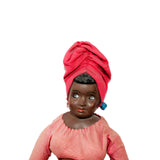 Beautiful Jamaican Doll With Elegant Handmade Clothing