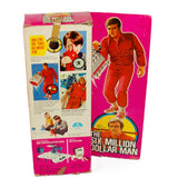 1975 Kenner Col. Steve Austin - Six Million Dollar Man Doll With Box And Engine Block