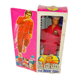 1975 Kenner Col. Steve Austin - Six Million Dollar Man Doll With Box And Engine Block