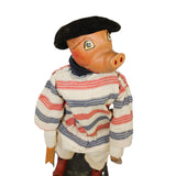 Very Rare 1920’s Hand-Painted Pig Character Puppet/Marionette By Harold Tarpley, Sr.