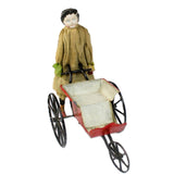 Rare Working W.M.F Goodwin Late Mechanize Walking Doll and Baby Carriage 1880’s