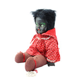 1930's - 1940's Soft Head & Hand Black Rag Doll
