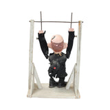 Antique Composite Acrobat With Wood Apparatus