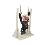 Antique Composite Acrobat With Wood Apparatus