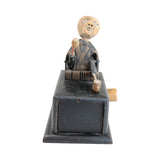 Antique Japanese Kobe Articulating Wood Drumming Doll