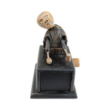 Antique Japanese Kobe Articulating Wood Drumming Doll