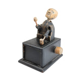 Antique Japanese Kobe Articulating Wood Drumming Doll