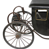 Early 1900’s Horse Drawn Wood and Cast Iron Carriage with Cushion Springs