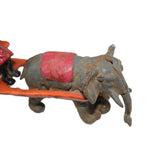 Cast Iron Cairo Express Elephant Pulling Express Wagon with Driver (Reproduction)