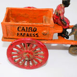 Cast Iron Cairo Express Elephant Pulling Express Wagon with Driver (Reproduction)