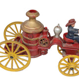 Horse Drawn Cast Iron Fire Pumper