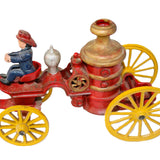 Horse Drawn Cast Iron Fire Pumper