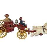 Horse Drawn Cast Iron Fire Pumper