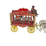 1920’s Hubley Cast Iron Horse Drawn Circus Wagon