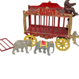 1920’s Hubley Cast Iron Horse Drawn Circus Wagon