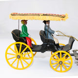 1930’s Kenton Cast Iron Horse Drawn Surrey Carriage Buggy