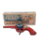 Late 1930’s Louis Marx Dick Tracy Siren Police Pistol With Orignal Box