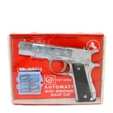 Hubley Colt Automatic No. 242 Single Shot Cap Gun With Removable Clip, Play Bullets & Box