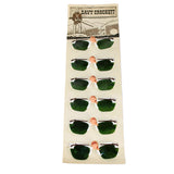 1950’s Davy Crocket Sunglass Store Display With Original Sunglasses