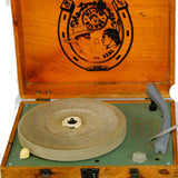 Late 1940’s- Early 1950’s Lone Ranger Oak Record Player With Records