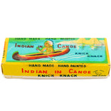 1940’s Indian in Canoe Knick Knack with Box