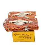 1950’s Gene Autry Official Cowboy Leather Cuffs with Box