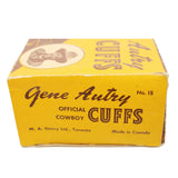 1950’s Gene Autry Official Cowboy Leather Cuffs with Box