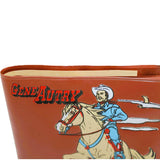 1944 Gene Autry Billfold Wallet With Graphic Of Him Riding Champion (NIB)